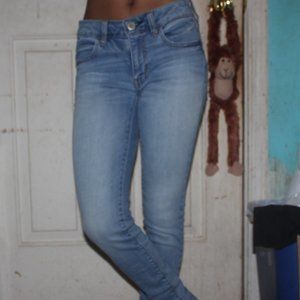 Blue denim American Eagle Women's Jeans, Size 0